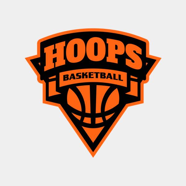 Hoops Basketball logo template 02 Thumbnail