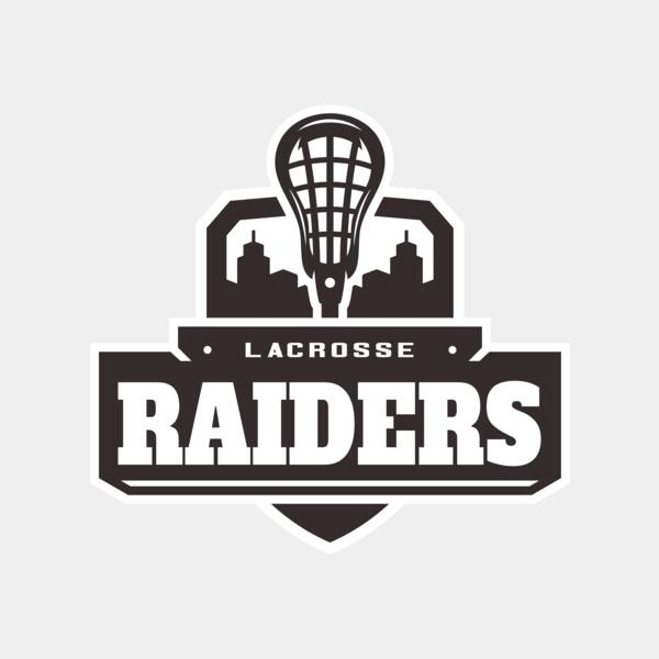 Raiders Lacrosse Logo Template Thumbnail