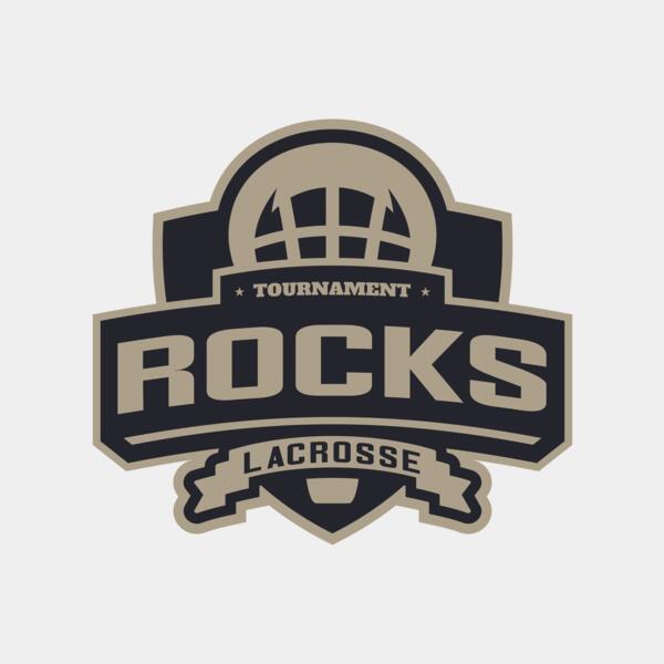 Rocks Tournament Lacrosse Logo Template Thumbnail