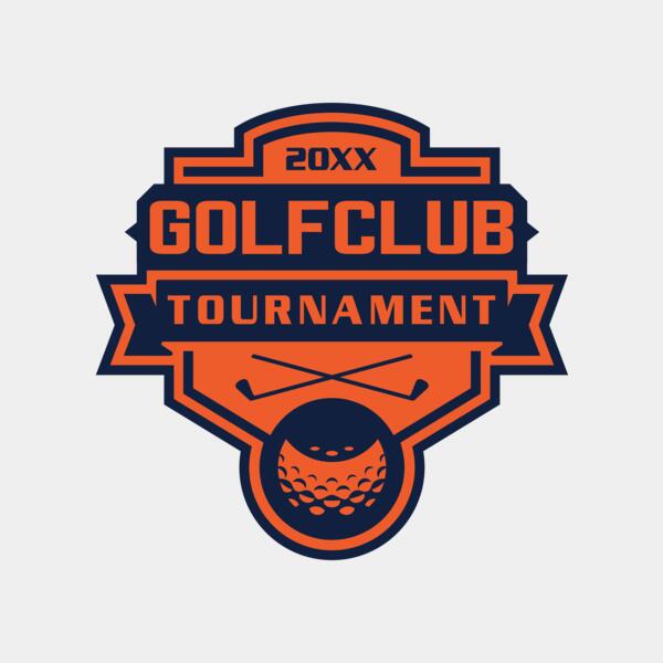 Golf club Tournament logo template 02 Thumbnail
