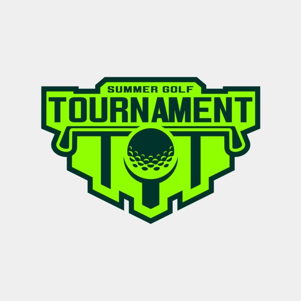 Tournament Summer golf logo template Thumbnail