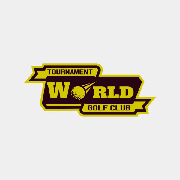 World Tournament Golf club logo template Thumbnail