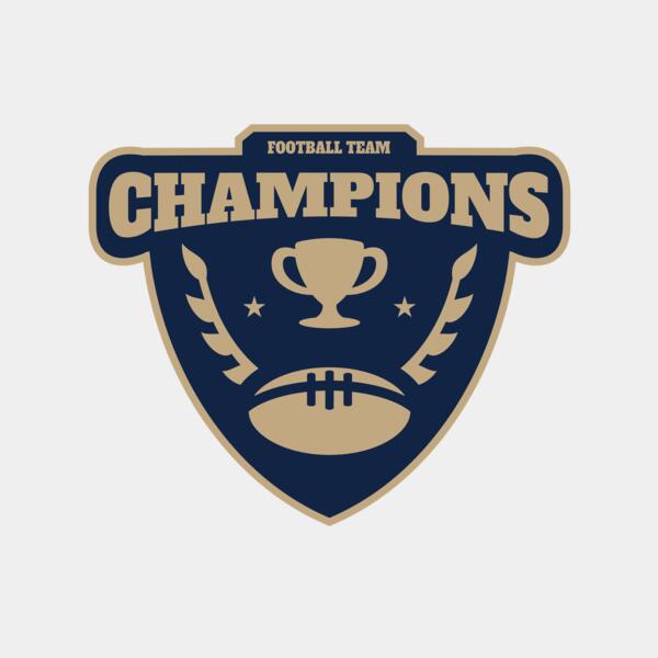 Champions Football Team logo template Thumbnail