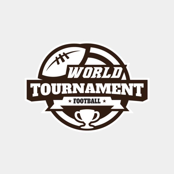 World Tournament Football logo template Thumbnail