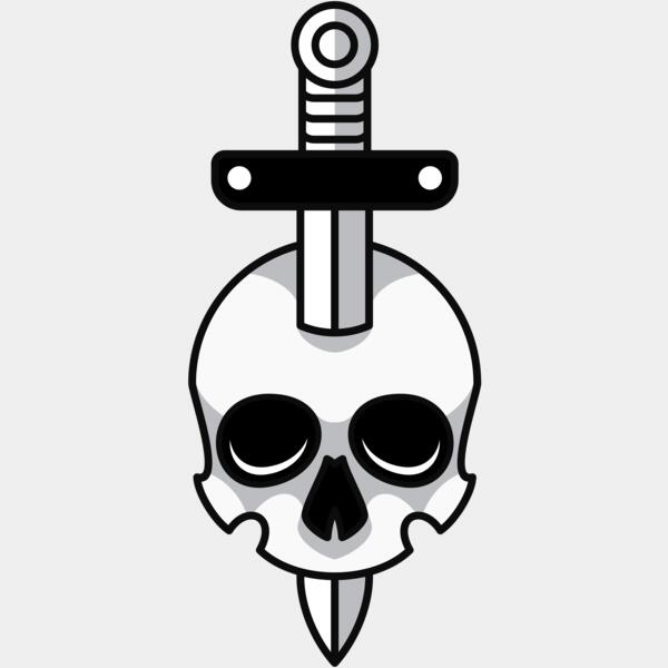 Elements Skull logo template 07 Thumbnail