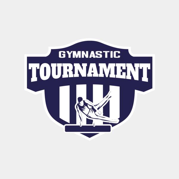 Gymnastic Tournament logo template Thumbnail