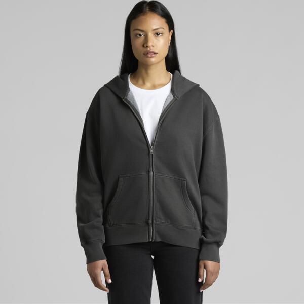 AS Colour Womens Relax Faded Zip Hoodie Thumbnail