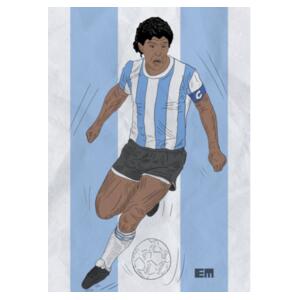 T-shirt women Maradona Design