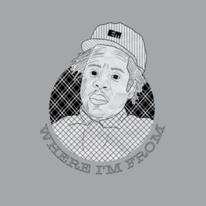 T-shirt men Jay-Z - Where I'm From  Design