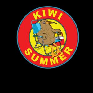 Hoodie men Kiwi Summer Design