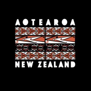 Baby bodysuit Aotearoa black Design