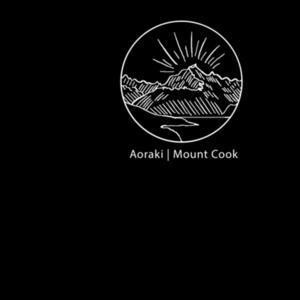 Hoodie men black - Mount Cook Design