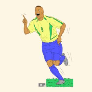 tote bag Brazil Ronaldo R9 Design
