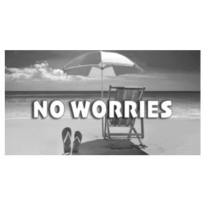 t-shirt women No worries Design