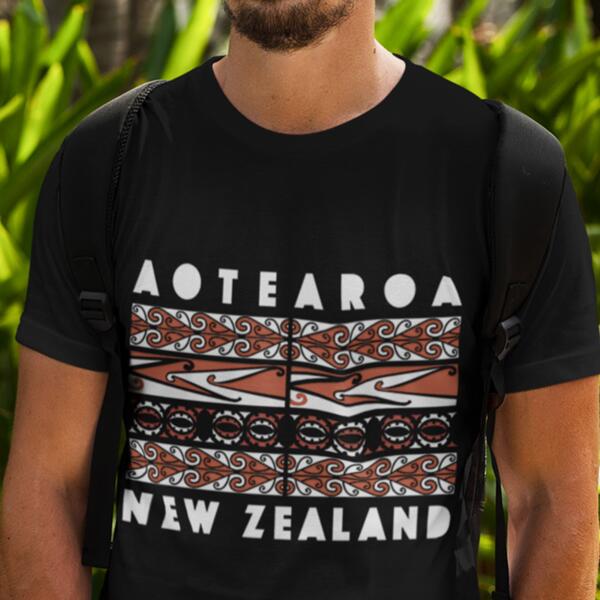 T-shirt men Aotearoa | black Thumbnail