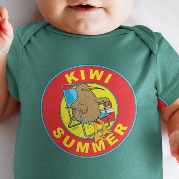 Baby bodysuit - Kiwi Summer Thumbnail