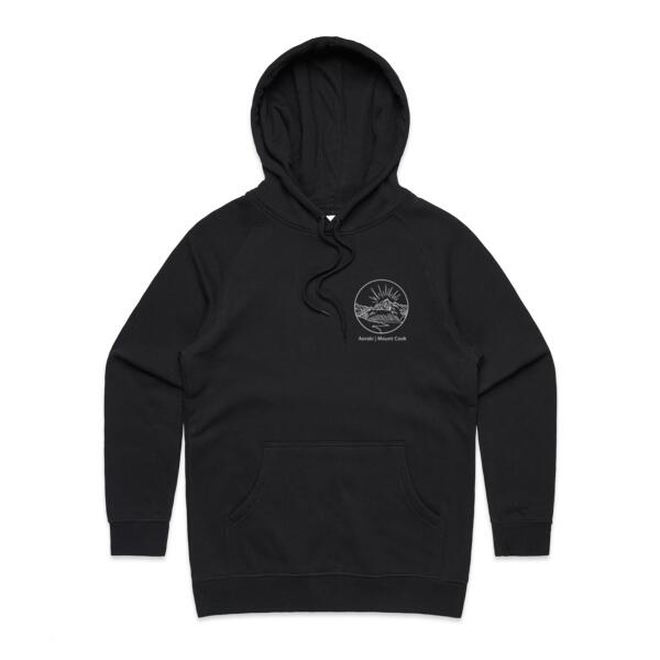 Hoodie women black - Mount Cook Thumbnail