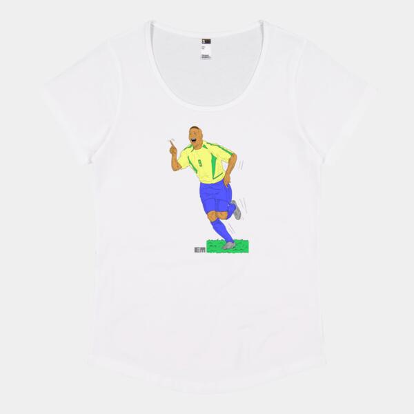 t-shirt women Brazil Ronaldo R9 Thumbnail