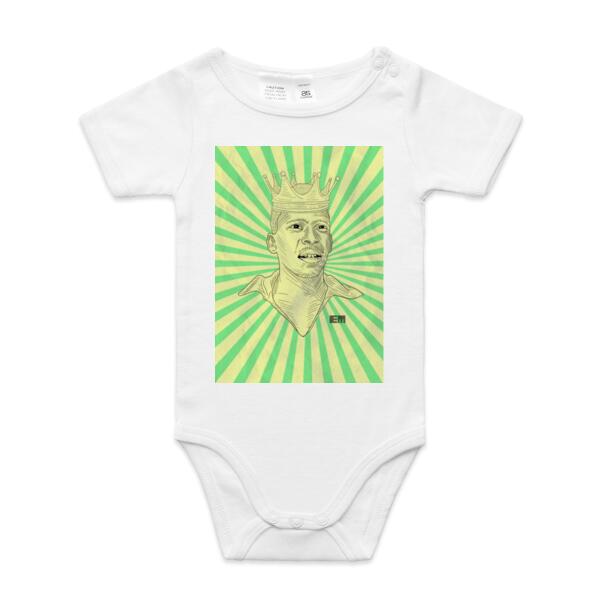 baby bodysuit Pele | Brazilian king soccer player  Thumbnail