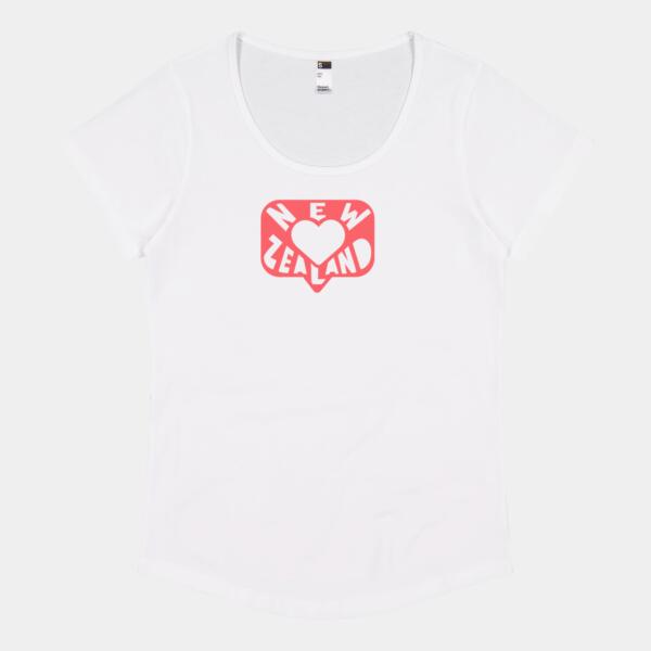 T-shirt women- NZ heart Thumbnail