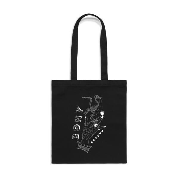 Tote bag - Bird on Hand white Thumbnail