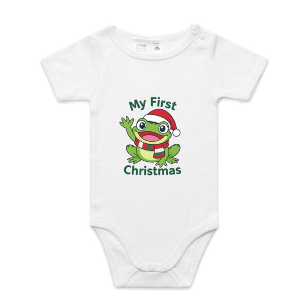 Frog - My first Christmas bodysuit  2 Thumbnail