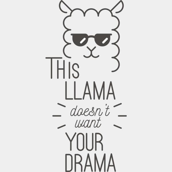 This Llama Doesn't Want Your Drama Thumbnail